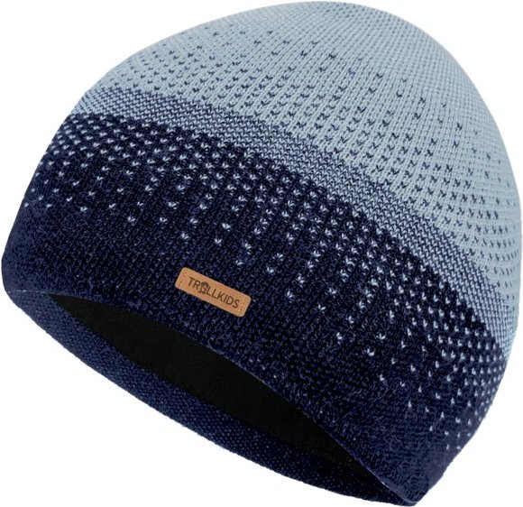 Trollkids - Kid's Merino Cap - Mütze Gr 48-52 cm - 2-5 Years blau
