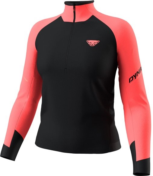 Thumbnail - Dynafit - Women's Alpine L/S 1/2 Zip Tee - Longsleeve Gr XS schwarz