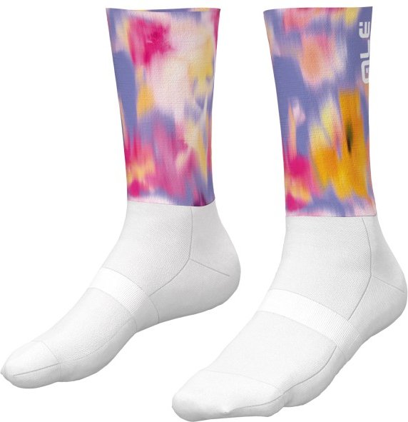 Alé - 21cm Aero Socks - Radsocken Gr 36-39 - S weiß