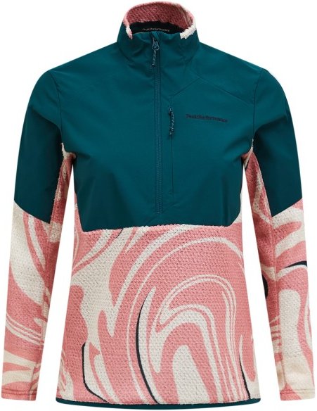 Peak Performance - Women's Aop Freelight Alpha Half Zip - Fleecejacke Gr M blau