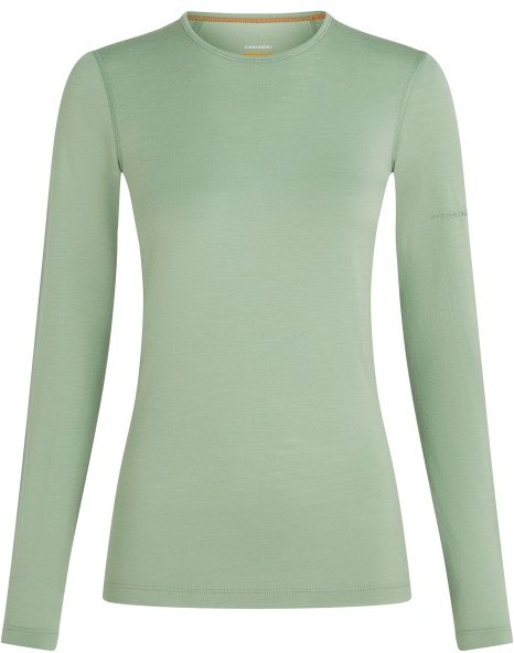 Icebreaker - Women's 200 Oasis L/S Crewe - Merinounterwäsche Gr M grün