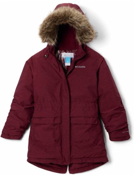 Columbia - Girl's Nordic Strider II Jacket - Parka Gr XXS rot