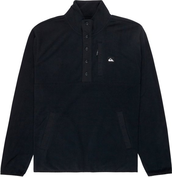 Thumbnail - Quiksilver - No Destination Half Snap - Fleecepullover Gr XXL schwarz