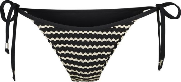 Seafolly - Women's Mesh Effect Tie Side Rio Pant - Bikini-Bottom Gr 36 schwarz