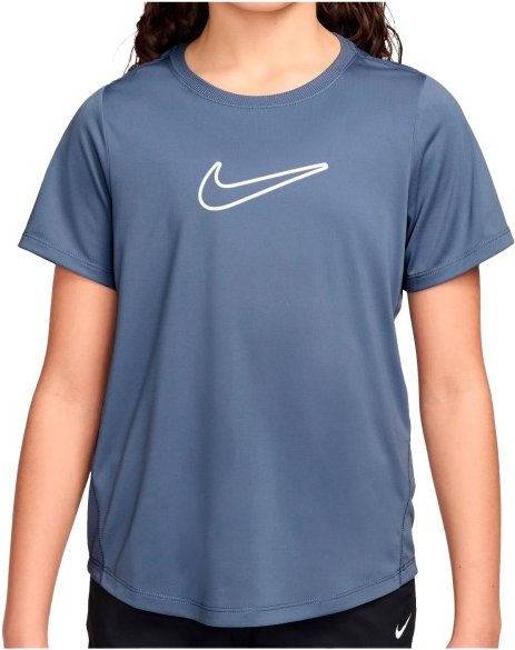 Nike - Kid's One Fitted Dri-Fit Short-Sleeve Top - Funktionsshirt Gr M blau