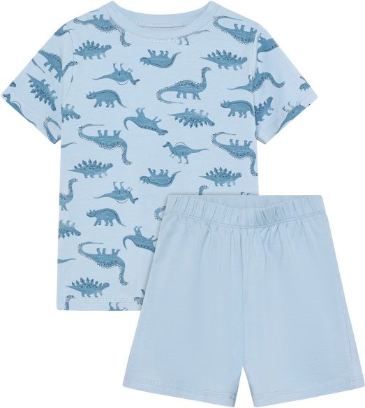Minymo - Kid's Nightset S/S AOP - Alltagsunterwäsche Gr 86 blau