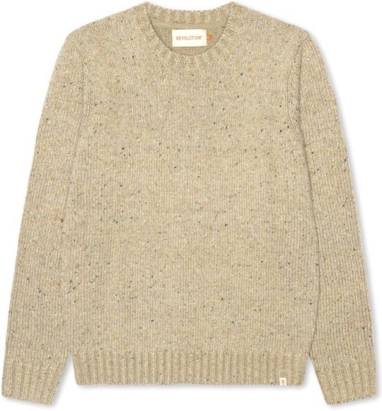 Revolution - Crewneck Knit Sweatshirt - Pullover Gr M beige