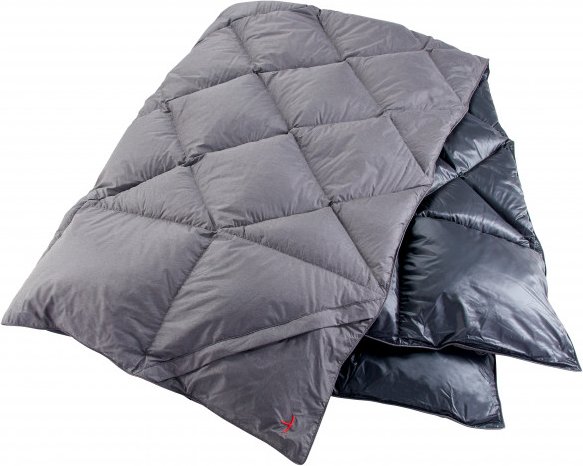 Nordisk - Kiby Packable Down Travel Blanket - Decke Gr 200 x 140 cm grau