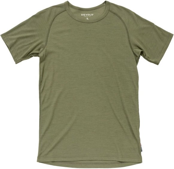 Thumbnail - Devold - Lauparen Merino 190 Base Tee - Merinounterwäsche Gr M oliv