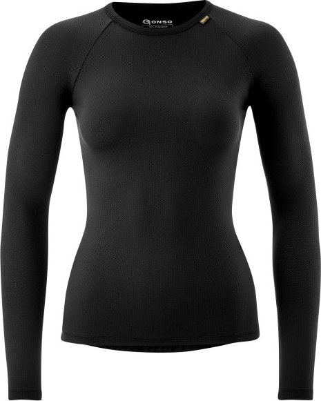 Gonso - Women's Essential U Shirt Longsleeve - Radunterhemd Gr 40 schwarz