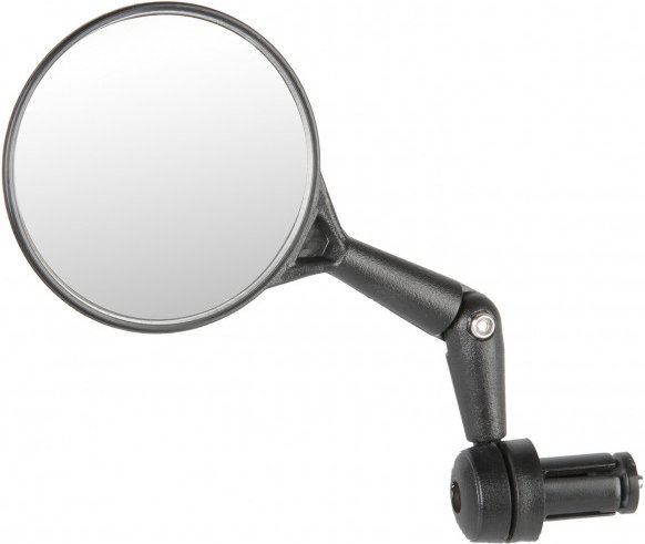 M-Wave - Rückspiegel verstellbar - Fahrradrückspiegel Gr Ø 76 mm schwarz