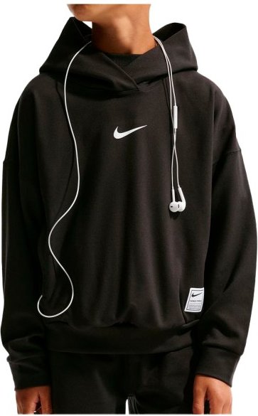 Nike - Kid's Pro Dri-FIT Fleece Pullover Training Hoodie - Hoodie Gr L schwarz