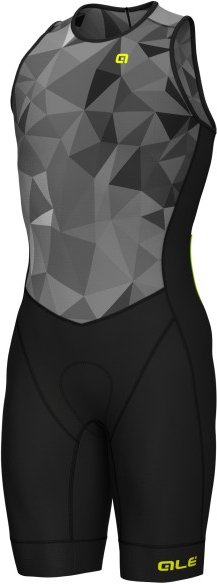 Alé - Triathlon Triple Body Sleeveless - Radeinteiler Gr M schwarz/grau
