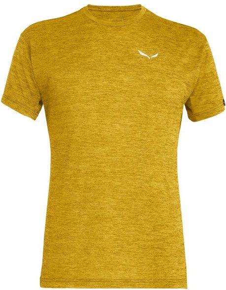 Salewa - Puez Melange Dry S/S Tee - T-Shirt Gr 48 gelb