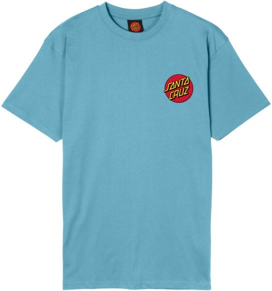 Santa Cruz - Classic Dot Chest T-Shirt - T-Shirt Gr L türkis