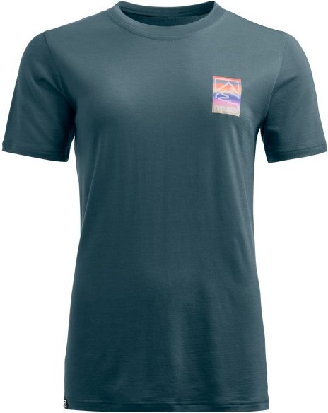Ortovox - Women's 140 Cool Mountain Gradient T-Shirt - Merinoshirt Gr XL grau