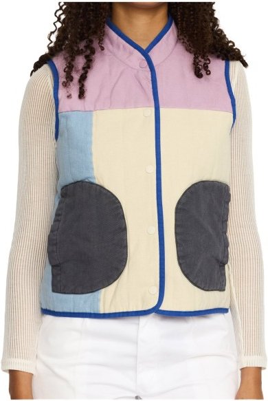 Selfhood - Women's Quilted Vest - Freizeitweste Gr S beige