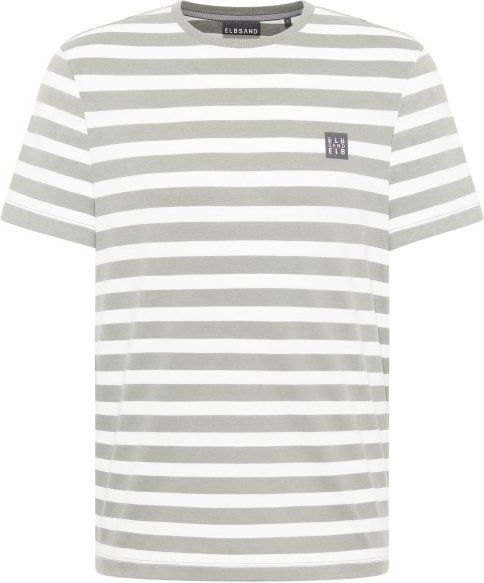 ELBSAND - Noe - T-Shirt Gr M grau/weiß