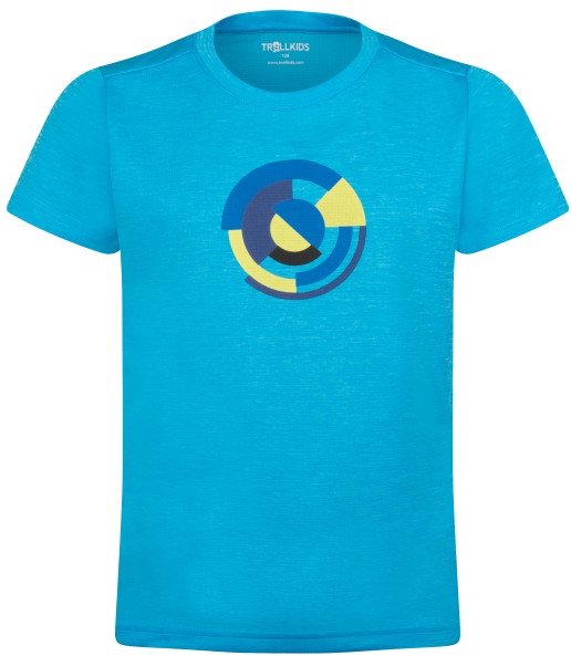 Trollkids - Kid's Sognefjord T-Shirt - Funktionsshirt Gr 92 blau