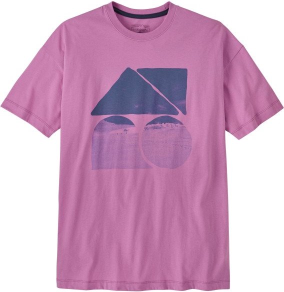 Patagonia - Women's Oversized Driftways Organic T-Shirt - T-Shirt Gr M rosa