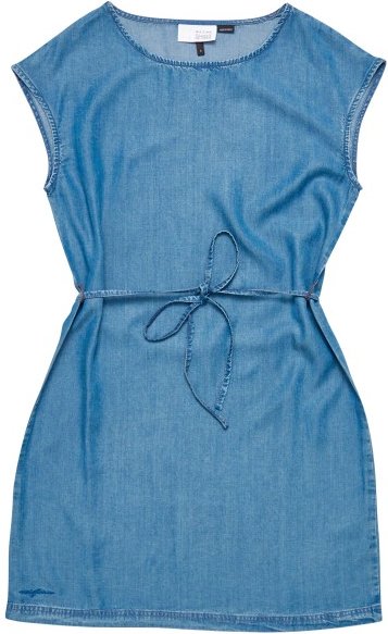 Mazine - Women's Sleeveless Denim Dress - Kleid Gr L blau