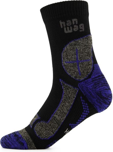 Thumbnail - Hanwag - Hanwag Hike-Merino Socke - Wandersocken Gr 36-38 schwarz