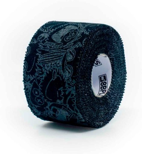 8bplus - Fingertape - Tape Gr 10 m - width: 38 mm schwarz/weiß