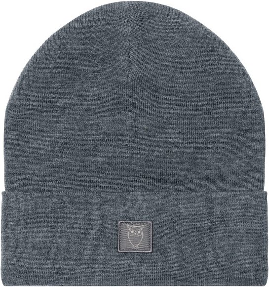 KnowledgeCotton Apparel - Double Layer Fine M. Wool Beanie - Mütze Gr One Size blau