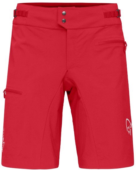 Thumbnail - Norrøna - Women's Fjørå Flex1 Light Shorts - Radhose Gr L rot
