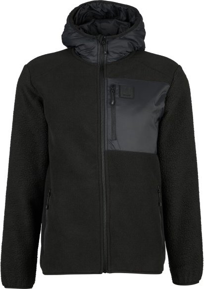 Heber Peak - TimberHe. Fleece with Hood - Fleecejacke Gr L schwarz