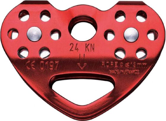 Petzl - Tandem - Seilrolle Gr One Size rot