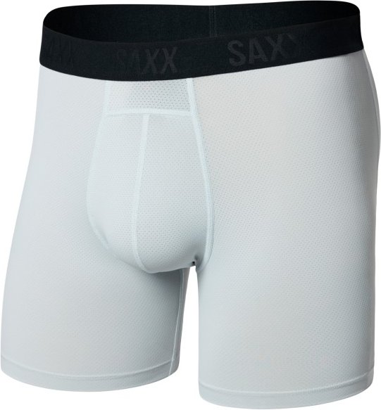 Saxx - Smooth Flex Light Compression Boxer Brief - Kunstfaserunterwäsche Gr M grau
