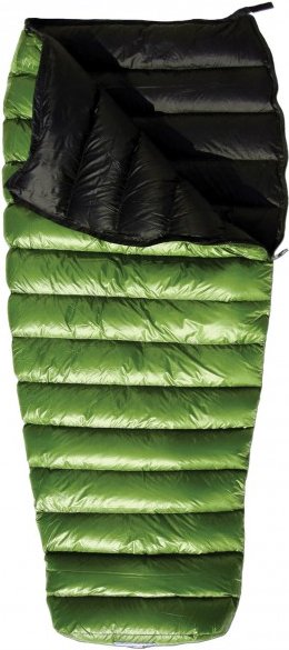Western Mountaineering - MityLite - Daunenschlafsack Gr 190 cm grün/schwarz