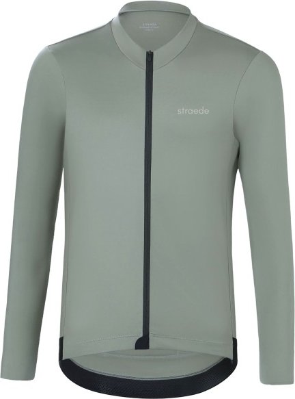 straede - Aerlig Longsleeve - Radtrikot Gr S grau