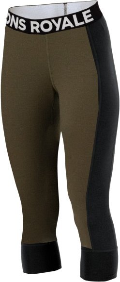 Mons Royale - Women's Cascade Merino Flex 200 3/4 Legging - Merinounterwäsche Gr XS schwarz