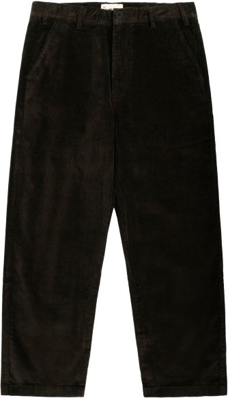 Thumbnail - KnowledgeCotton Apparel - Flint Wide 14 Wales Corduroy Chino - Freizeithose Gr 33 - Length: 32'' schwarz