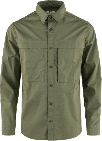 Fjällräven - Abisko Trail Shirt L/S - Hemd Gr L oliv