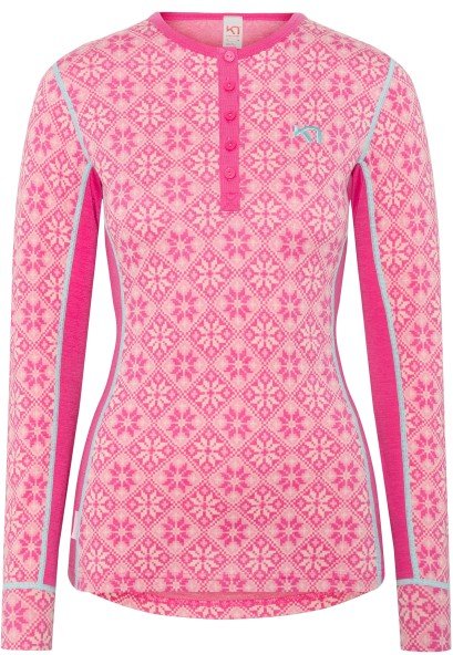 Kari Traa - Women's Rose L/S - Merinounterwäsche Gr M rosa