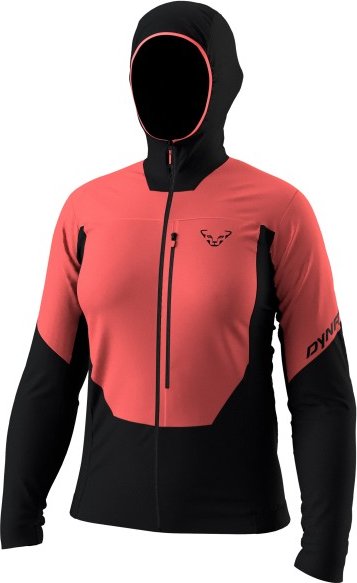 Dynafit - Women's Traverse Insulation Hooded Jacket - Fleecejacke Gr XS schwarz/rot