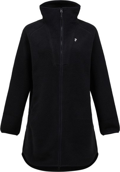 Peak Performance - Women's Naturerush Pile Long Full Zip - Fleecejacke Gr XL schwarz