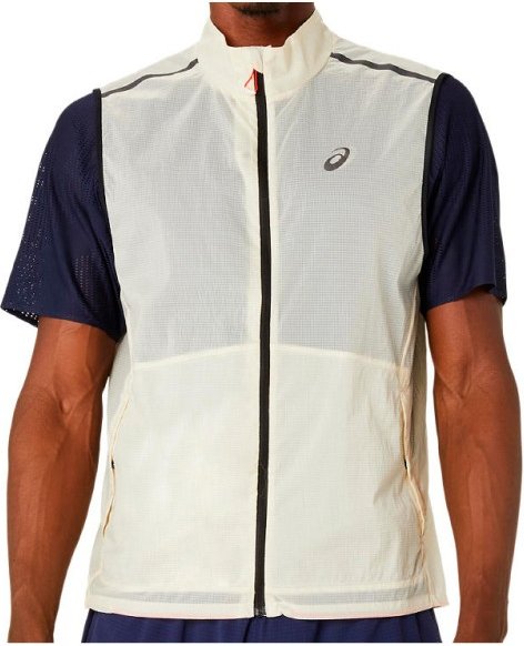 Asics - Metarun Packable Gilet - Laufweste Gr XL grau