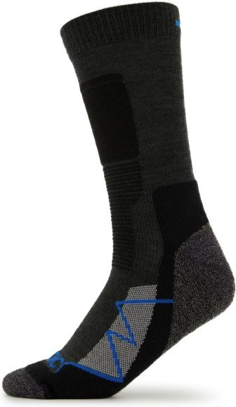 Stoic - Merino Trekking Crew Socks - Wandersocken Gr 39-41 schwarz