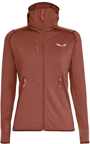 Salewa - Women's Agner Hybrid Polarlite Fullzip Hoody - Fleecejacke Gr 42 braun
