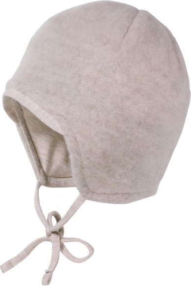 maximo - Baby's Mütze mit Wollfleece - Mütze Gr 43-45 cm grau