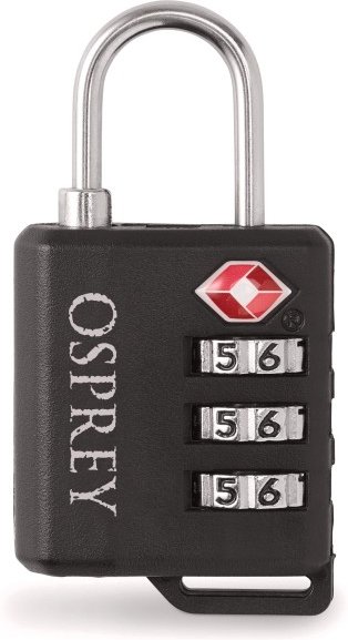 Osprey - Travel Sentry 3-Dial Padlock - Gepäcksicherung schwarz