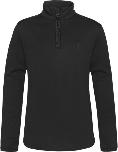 Thumbnail - Protest - Kid's Rewillowy 1/4 Zip Active Top - Fleecepullover Gr 164 schwarz