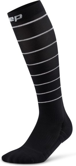 CEP - Pro Run Reflective Tall 2.0 - Kompressionssocken Gr V schwarz