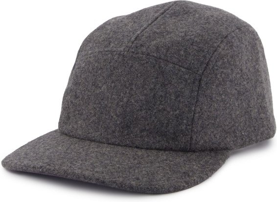 Stoic - LaisvallSt. 5 Panel Wool Winter Cap - Cap Gr One Size grau
