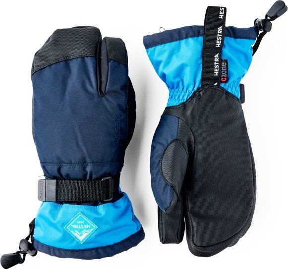 Hestra - Kid's Gauntlet CZone 3 Finger - Handschuhe Gr 4 blau