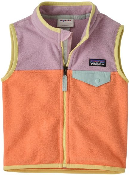 Patagonia - Baby's Micro D Snap-T Vest - Fleeceweste Gr 6-12 Months orange
